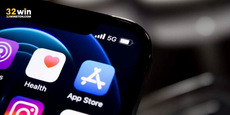 Bạn nên có kết nối mạng mạnh mẽ khi tải app 32win